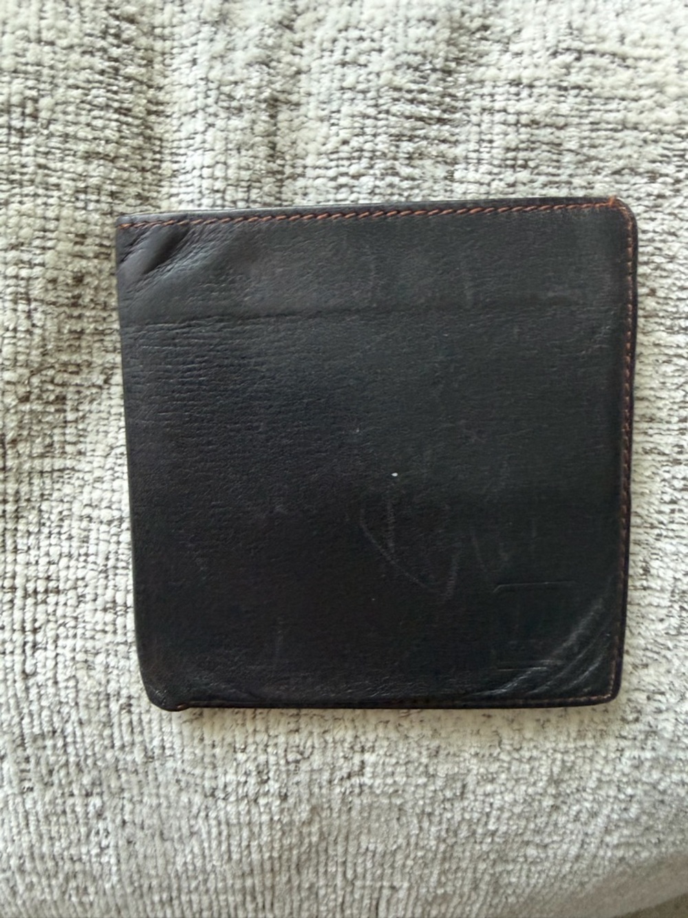 Dunhill Luxury Black Leather Bifold Wallet 4x4